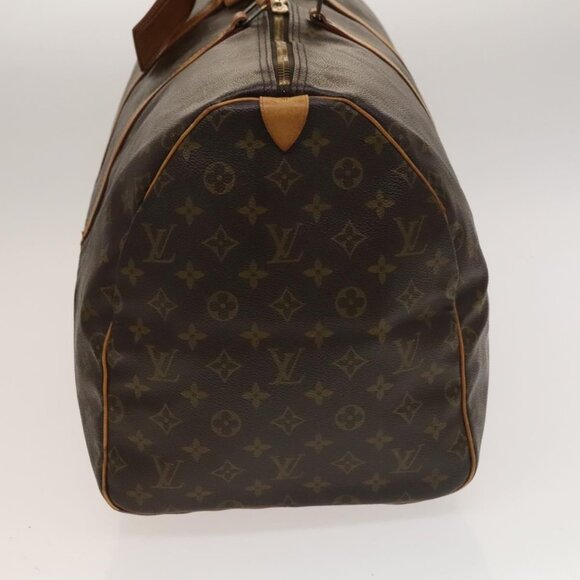 LOUIS VUITTON Monogram Keepall 55 Boston Bag M41424 LV Auth 131776 - Picture 4 of 16